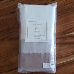 Pottery Barn Kids Zebra Safari Crib Skirt